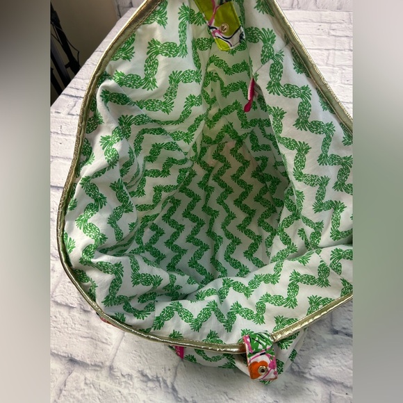 Lilly Pulitzer for Target Floral Tote with Gold Handles - Picture 5 of 9